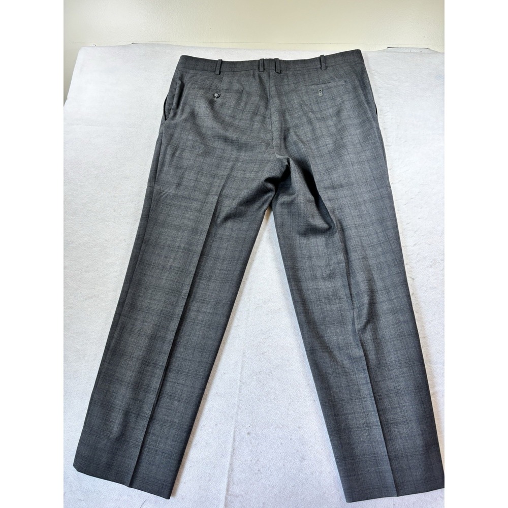 Peter Millar 48R 100% Wool Suit Gray Glen Plaid Jacket & Pants (39x28.5) Canada - Picture 16 of 16